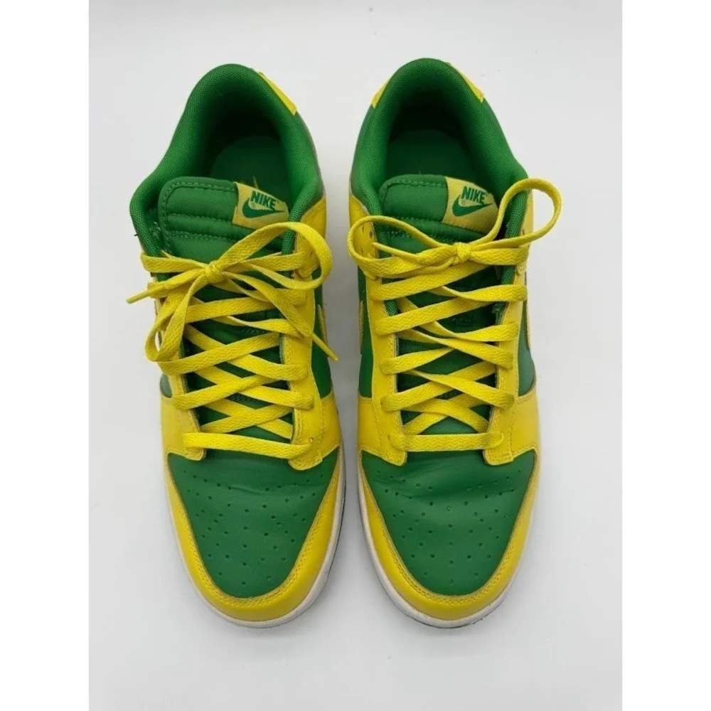 Nike Dunk Low Brazil Mens Size‎ 13 Varsity Maize Pine Green CU1727-700 2020